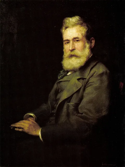 Ede Balló, Portrait of Károly Lotz