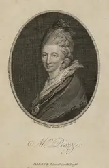 Thomas Holloway, Mrs. Piozzi