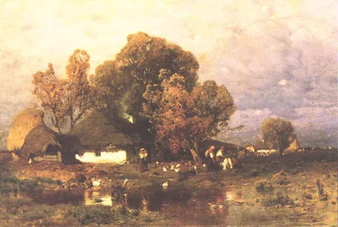 Géza Mészöly, Farmstead