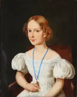 Edvard Lehmann, Portrait of Amalie Plenge