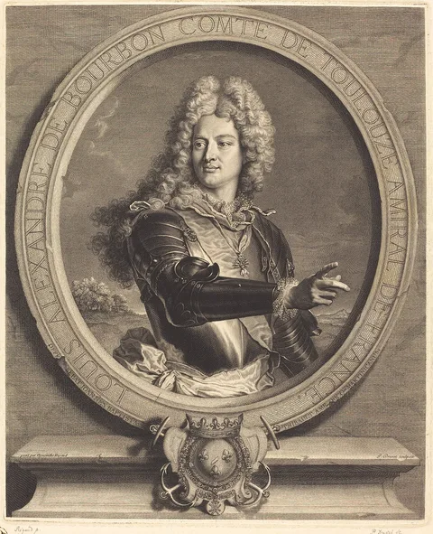 Pierre Drevet, Louis-Alexandre de Bourdon, comte de Toulouse