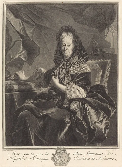 Pierre Drevet, Duchesse de Nemours