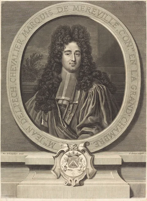 Pierre Drevet, Jean Delpech, Marquis de Méréville