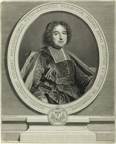 Pierre Drevet, Portrait of Jacques Nicolas Colbert, Archbishop of Rouen