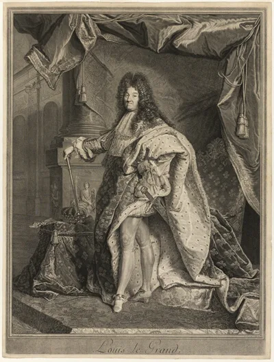 Pierre Drevet, Portrait of Louis XIV