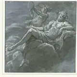 Hans Ulrich Franck, Bacchus met een drinkschaal en een Sileen
