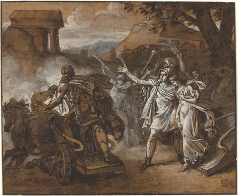 Sébastien Norblin, Castor and Pollux Rescuing Helen