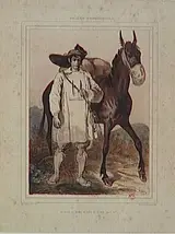 François Hippolyte Lalaisse, Travelling Salt Pan Worker from Bourg-de-Batz