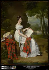 Barthélemy Vieillevoye, Woman Sketching in a Landscape