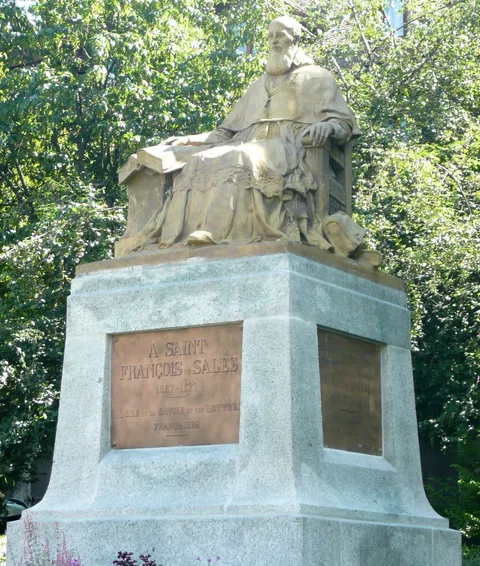 Alexandre Descatoire, Statue of St. Francis of Sales, Annecy