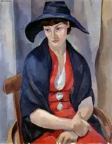 Paul Welsch, Femme au gilet rouge