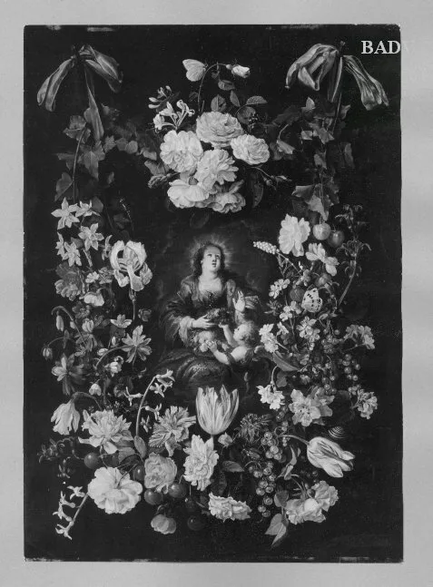 Philips de Marlier, St Dorothea of Caesarea in a Flower Garland