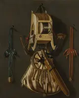 Johannes Leemans, Still life with hunting implements