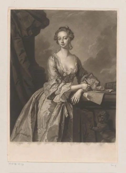 John Faber Junior, Portret van Mary Howard