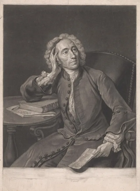 John Faber Junior, Alexander Pope
