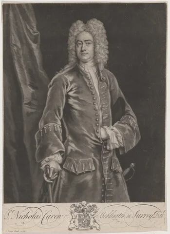John Faber Junior, Sir Nicholas Caren of Beddington
