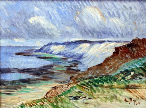 Carl Arp, Coastline on Sylt (Morsum cliff)