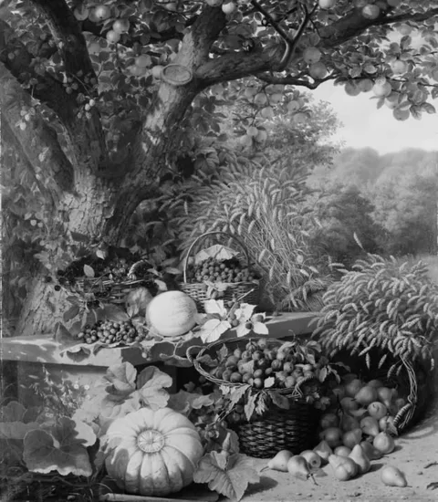 William Hammer, Korn og frugter under et æbletræ