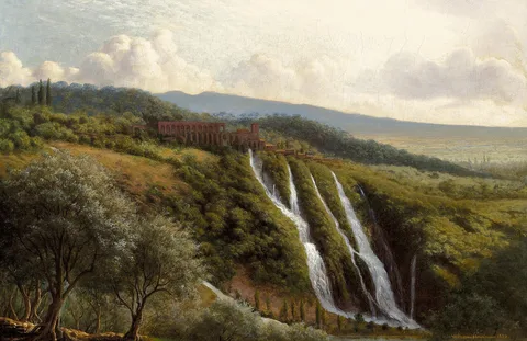 William Hammer, Landscape at Tivoli, Italy.