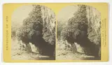 William Bell, "The Bath," a dripping spring in Kanab Cañon. Temperature, 69° Fahr, No. 9 from the series "Geographical Explorations and Surveys West of the 100th Meridian"