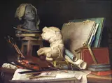 Anne Vallayer-Coster, Attributes of Painting, Sculpture and Architecture