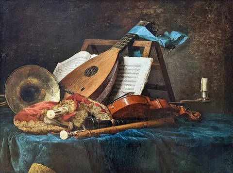 Anne Vallayer-Coster, Attributes of Music