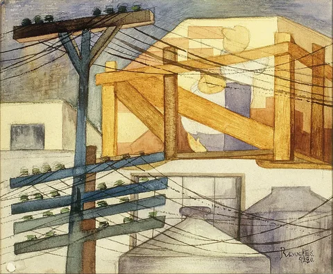 Fermín Revueltas Sánchez, Outdoor Scaffolding