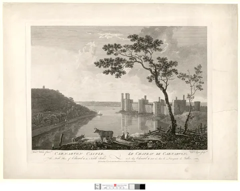William Byrne, Carnarvon Castle, the Birthplace of Edward II, in North Wales
