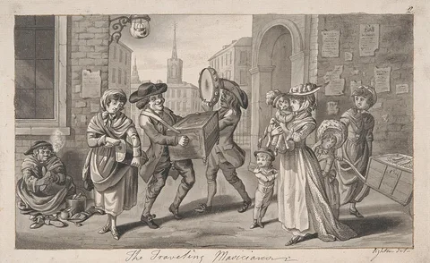 Robert Dighton, The Travelling Musicians