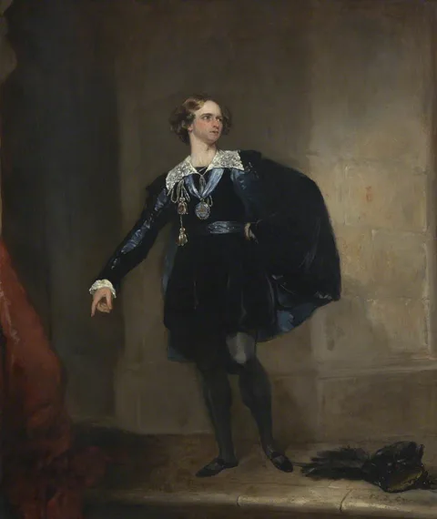 Nicholas Joseph Crowley, Samuel Phelps (1804–1878), as Hamlet