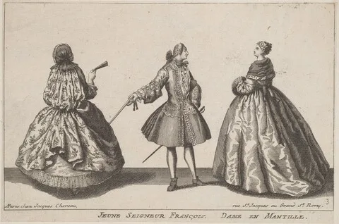 Jacques Chereau, Jeune Seigneur François/Dame en Mantille