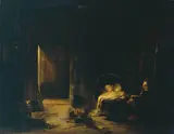 Alexander George Fraser, Interior of a Cottage in the Hebrides
