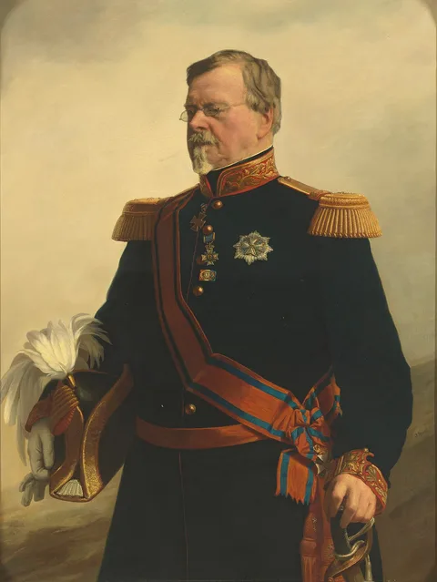 Jacob Spoel, Bernhard (1792-1862), hertog van Saksen-Weimar. Generaal in Nederlandse dienst