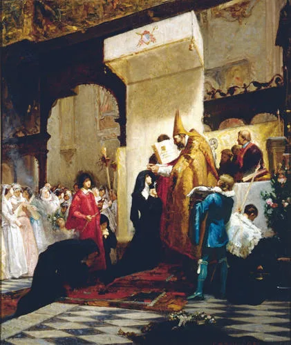 Ponziano Loverini, Investiture of Saint Jane Frances de Chantal