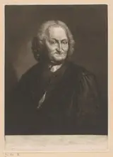 William Pether, Portret van Tiberius Hemsterhuis