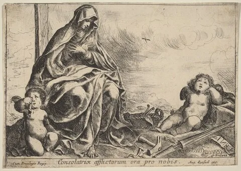 Pierre Brébiette, Virgin Bowing to Instruments of the Passion