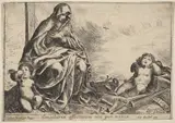Pierre Brébiette, Virgin Bowing to Instruments of the Passion