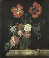 Nicolaes Lachtropius, Still life with flowers