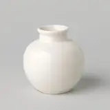 Chris Lanooy, Vaas, bolvormig, van wit geglazuurd aardewerk