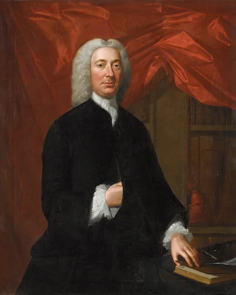 William Verelst, Portrait of a gentleman wearing black