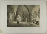 Nicolas-Marie-Joseph Chapuy, View of the Cloister of the Cathedral of Mainz, plate two from Allemagne Monumentale et Pittoresque