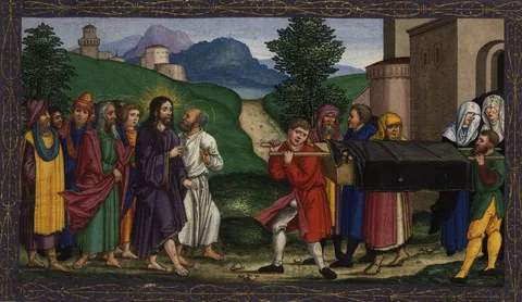 Matthias Gerung, Raising of the Son of the Widow of Nain