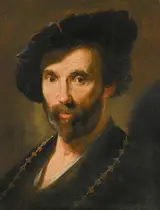 Jacques des Rousseaux, Portrait of a Man with a Pointed Beard