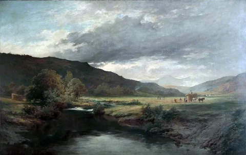 John Finnie, Sunshine and Cloud, View near Capel Curig