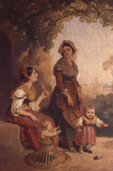 Penry Williams, Two Roman ladies and their children