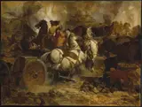 Peter F. Rothermel, Prepatory Sketch for Pickett's Charge at the Battle of Gettysburg