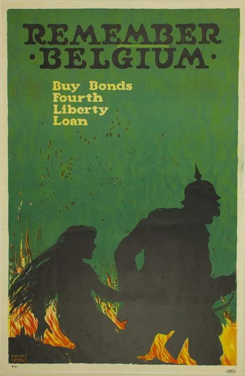 Ellsworth Young, Remember Belgium, Buy Bonds, Fourth Liberty Loan