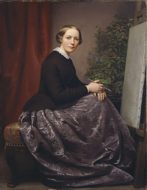 Caroline von der Embde, Self-portrait