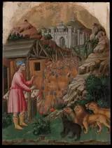 Francesco de' Franceschi, The Flight of the Soldiers Sent to Capture Saint Mamas