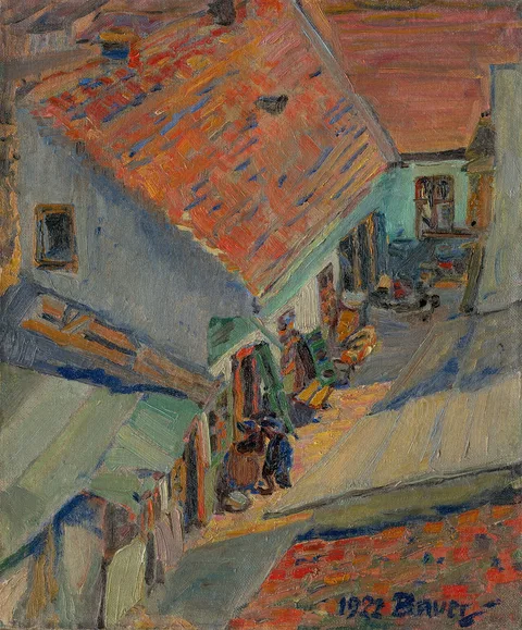 Konštantín Bauer, In front of the House